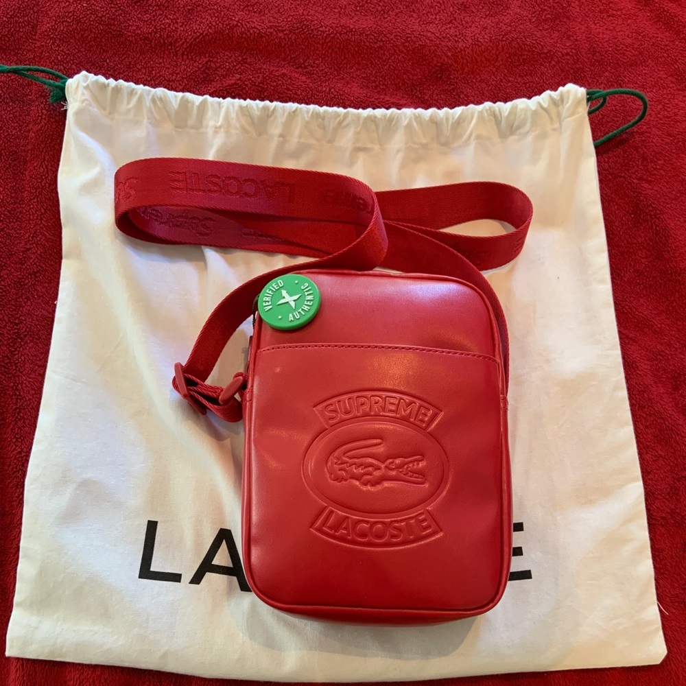 Supreme x Lacoste messenger bag